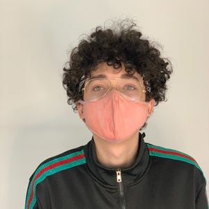 Tie Dye reusable Face Mask Rose Pedal Set